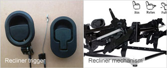 Recliner mechanisms and triggers